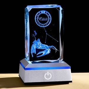 3D Crystal Cancer Astrology Constellation Zodiac Gift Room Decor